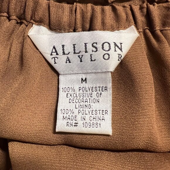 Vintage Brown Maxi Skirt Boho Gypsy Hippie Nature Forest Fairy Granola Medium - Picture 8 of 9